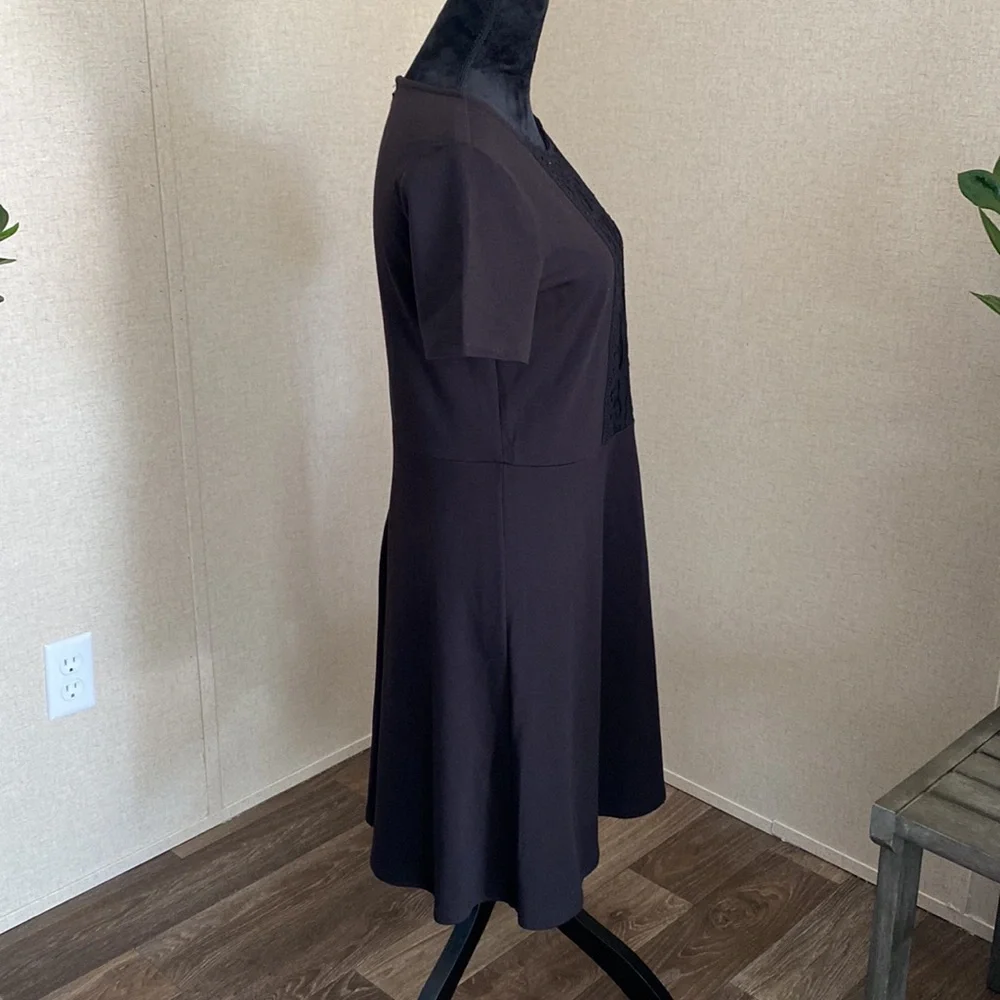 Vera Wang Black dress. Size small - Picture 3 of 7